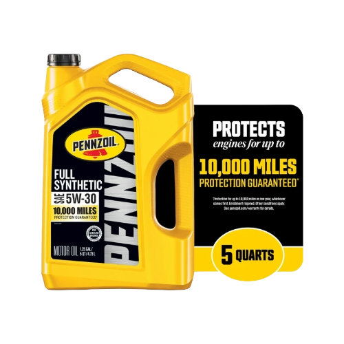 Pennzoil Full Synthetic 5W-30 Motor Oil, 5 Quart