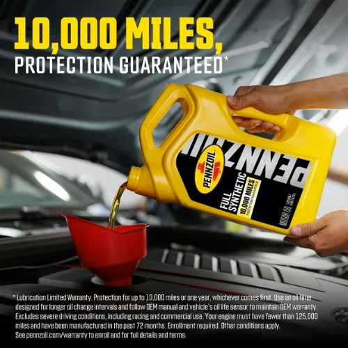 Pennzoil Full Synthetic 5W-30 Motor Oil, 5 Quart
