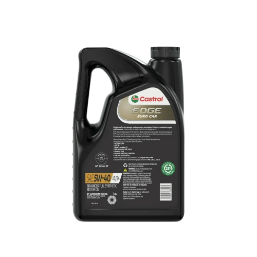 Aceite Castrol Edge 5W40 Euro Car
