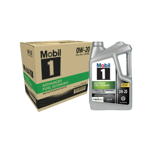 Mobil 1 Advanced Fuel Economy Full Synthetic Motor Oil 0W-20, 5 Quart (Pack of 3)