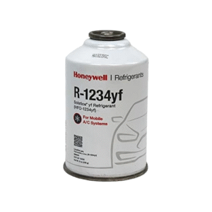ZeroR® HFO-1234YF R1234YF Refrigerant for MVAC Use in 8oz SSV Cans (1 Can) with Maintenance Label