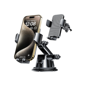 Qifutan Dash Mounted Holders Phone Holders for Your Car Phone Mount for Car Windshield Dashboard Air Vent Universal Hands Free Automobile Cell Phone Holder Fit for iPhone Smartphone
