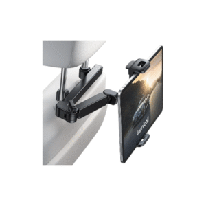Lamicall Car Headrest Tablet Holder - [3 in 1 Extension Arm] Adjustable Tablet Car Mount for Back Seat, Road Trip Essentials for Kids, for 4.7-11" Device Like iPad Pro, Air, Mini, Galaxy, Fire, Black