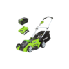 Greenworks 40V 16" Cordless (Push) Lawn Mower (75+ Compatible Tools), 4.0Ah Battery and Charger Included