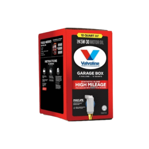 Valvoline High Mileage MaxLife 5W-30 Synthetic Blend Motor Oil 12 QT Garage Box
