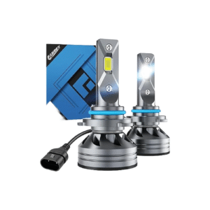 Upgraded HB3/9005 Light Bulb, Super Bright 6500K, 7 Years Long Service Life with Cooling Fan, Real 1:1 Size 9005 Fog Lights, CANbus-Ready Plug and Play, lP68 Waterproof, Pack of 2