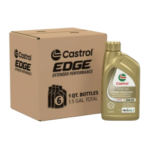 Castrol EDGE Extended Performance 5W-20 Advanced Full Synthetic Motor Oil, 1 Quart, Case of 6