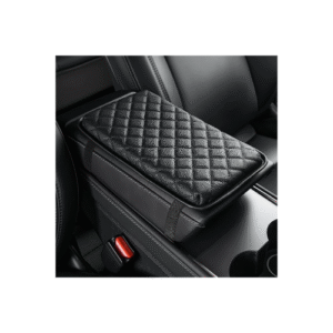 JOYTUTUS Universal Center Console Cover, Leather Arm Rest Covers Armrest Cover for Car, Middle Console Cover Lid, Car Arm Rest Cushion Pad for Most Vehicle, SUV, Car, Sedan, Car Black Accessories