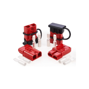 Orion Motor Tech Wire Connector 4 Pack, 175A Wire Harness Plug Kit for 2 to 4 Gauge Cables, 12V to 36V Battery Quick Connect Disconnect Set for Car Bike ATV Winches Lifts Motors More, Set of 4, Red