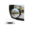 LivTee Blind Spot Mirror, 2" Round HD Glass Frameless Convex Rear View Mirrors Exterior Accessories with Wide Angle Adjustable Stick for Car SUV and Trucks, Pack of 2