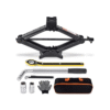 Car Jack Kit Scissor Jack for Car 2 Ton (4409 lbs) Tire Jack Tool Kit Universal Car Emergency Kit with Lug Wrench Tire Changing Kit for Car SUV (2T)