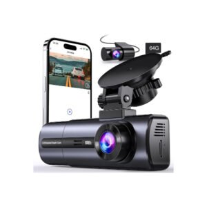 Cámara de tablero 4K de 3 canales con WiFi de 5 GHz