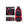 OASIS AUTO Car Seat Covers Premium Waterproof Faux Leather Cushion Universal A