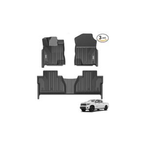 3W Floor Mats Fit Toyota Tundra 2014-2021 (Only for CrewMax Cab)