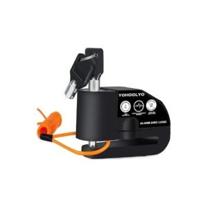 YOHOOLYO Alarm Disc Lock Motorcycle Disc Brake Lock Anti-Theft